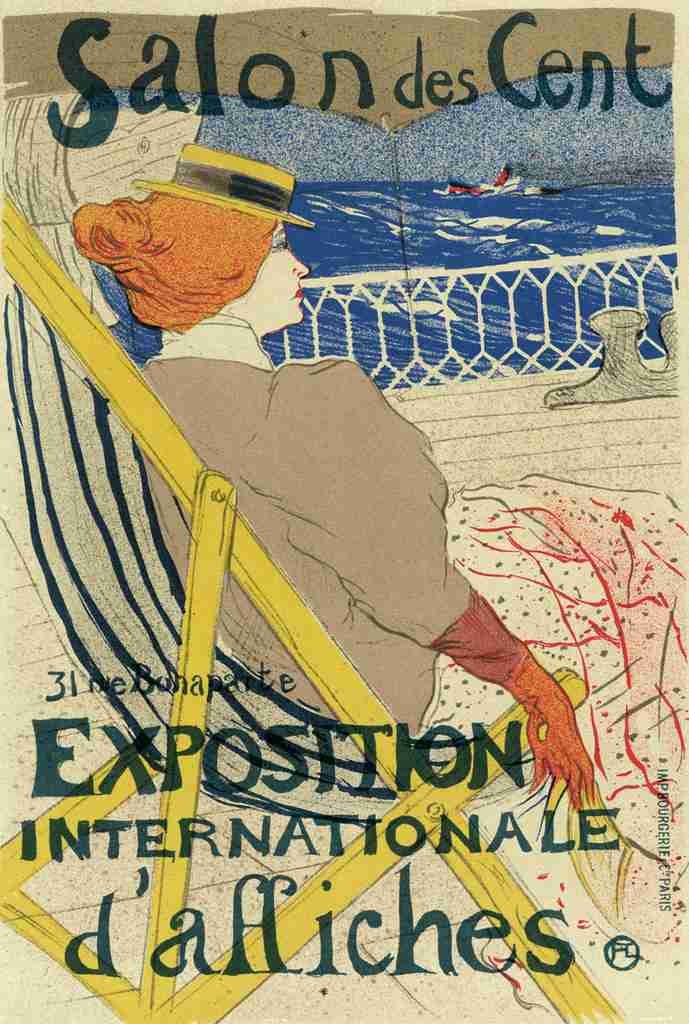 Toulouse Lautrec 1Salon des Cent 1896 A4 Photo Print