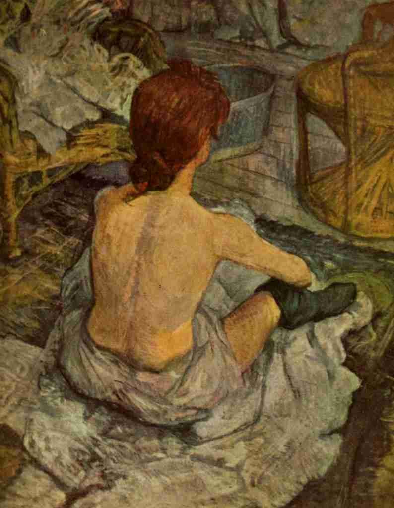 Toulouse Lautrec 1The Toilette A4 Photo Print