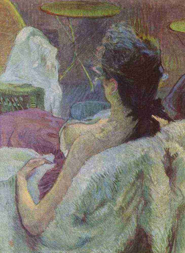 Toulouse Lautrec A Seated Woman A4 Photo Print