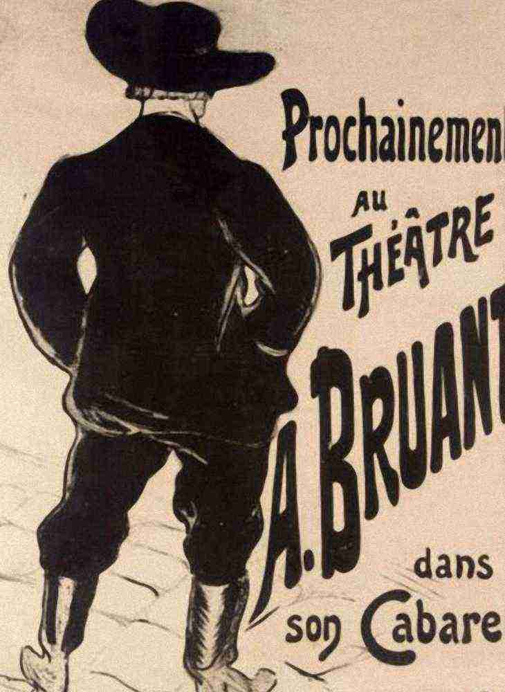 Toulouse Lautrec Aristide Bruant A4 Photo Print
