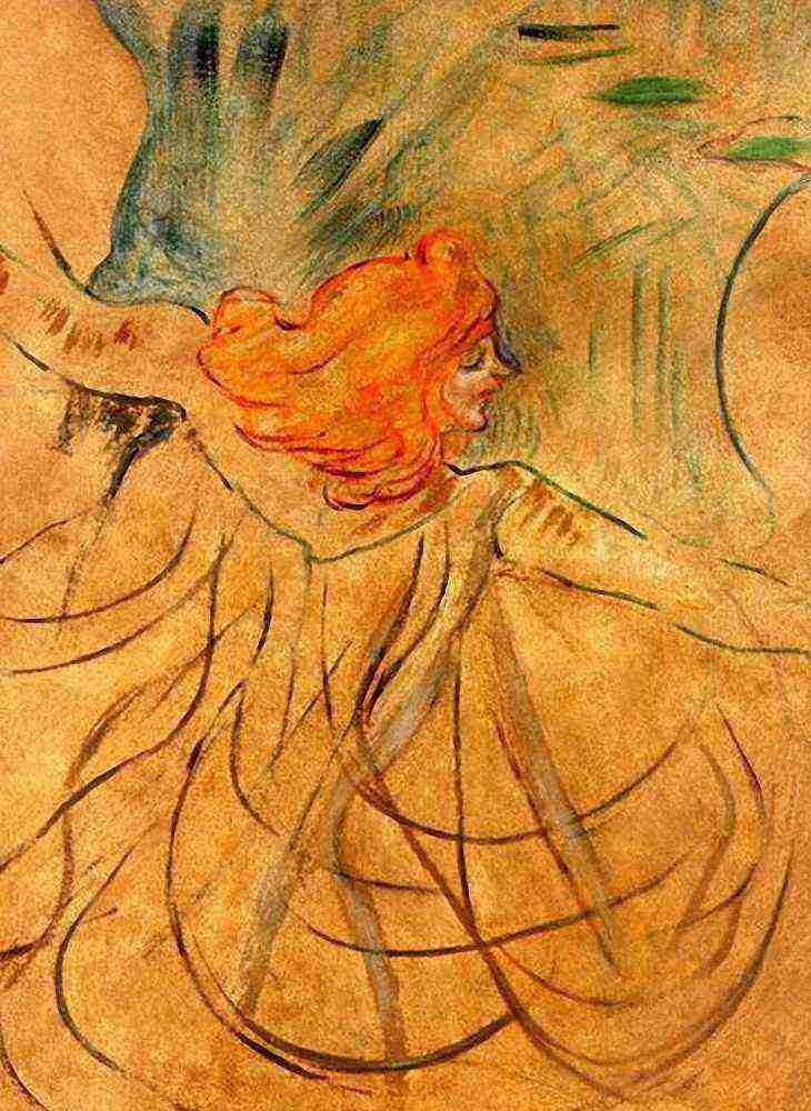 Toulouse Lautrec At The Music Hall Loie Fuller A4 Photo Print