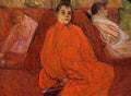Toulouse Lautrec At The Salon The Divan A4 Photo Print