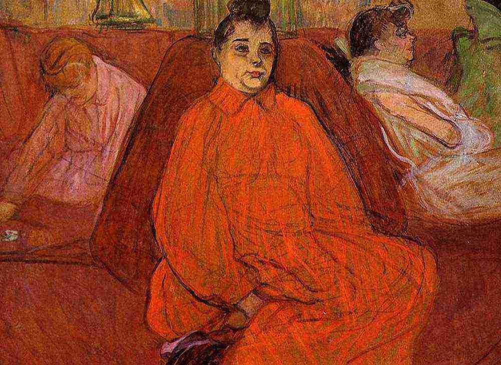 Toulouse Lautrec At The Salon The Divan A4 Photo Print
