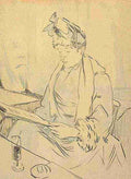 Toulouse Lautrec Au Cafe A4 Photo Print