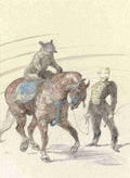 Toulouse Lautrec Au Cirque Travail De L Ours Sur Le Panneau A4 Photo Print