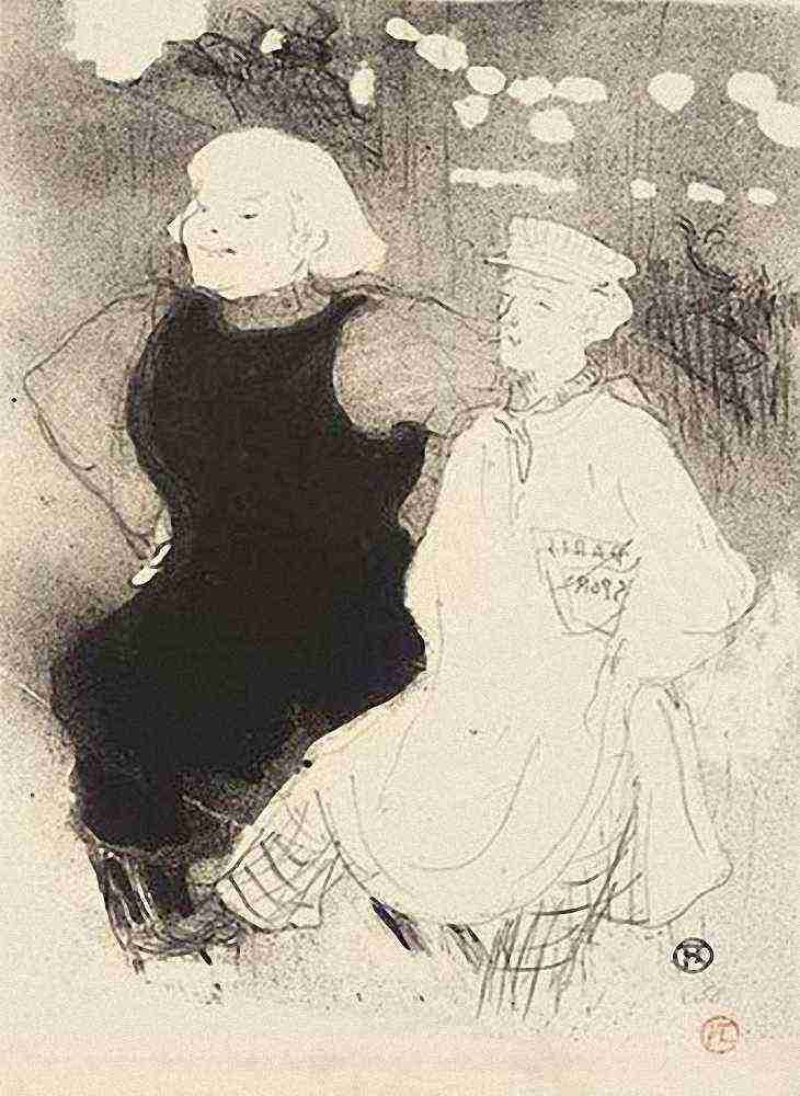 Toulouse Lautrec Au Moulin Rouge L Union Franco Russe A4 Photo Print