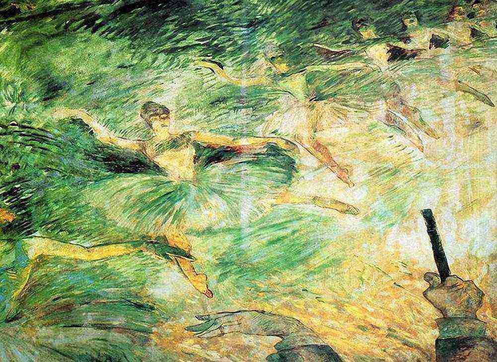 Toulouse Lautrec Ballet Dancers A4 Photo Print