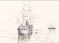 Toulouse Lautrec Bateaux 2 A4 Photo Print