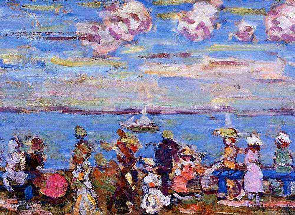 Toulouse Lautrec Beach Scene No 4 1905 A4 Photo Print