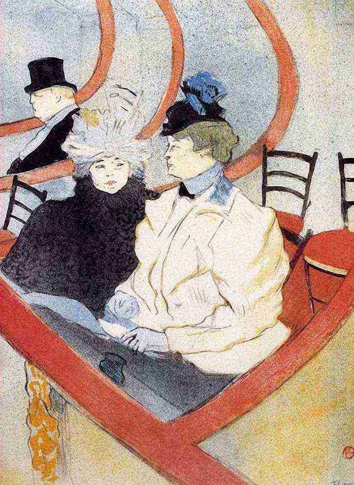 Toulouse Lautrec Box In The Grand Tier A4 Photo Print