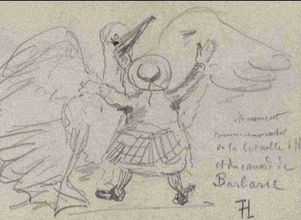 Toulouse Lautrec Canard De Barbarie A4 Photo Print
