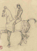 Toulouse Lautrec Cavalier A4 Photo Print