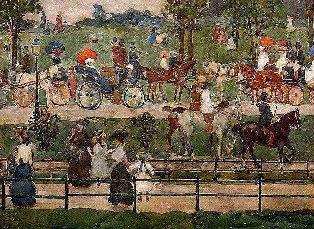 Toulouse Lautrec Central Park 1900 A4 Photo Print