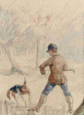 Toulouse Lautrec Chasseur Et Chien A4 Photo Print