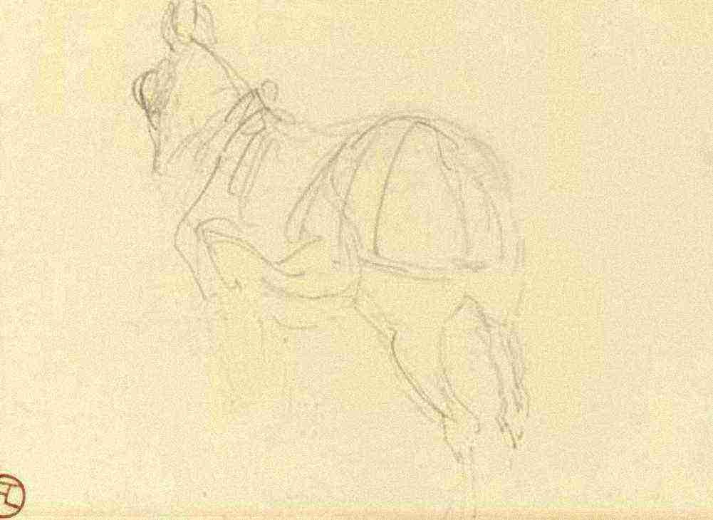 Toulouse Lautrec Cheval Recto A4 Photo Print