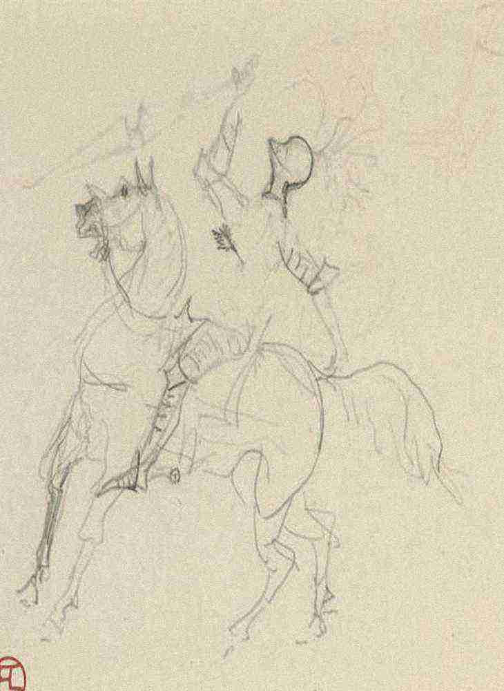 Toulouse Lautrec Chevalier A4 Photo Print