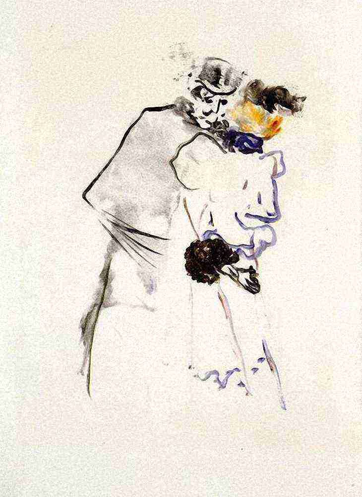 Toulouse Lautrec Conversation A4 Photo Print