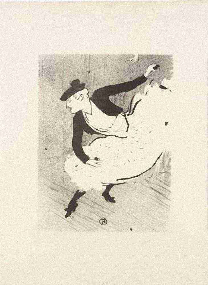 Toulouse Lautrec Edmee Lescot A4 Photo Print