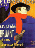 Toulouse Lautrec Eldorado Aristide Bruant A4 Photo Print