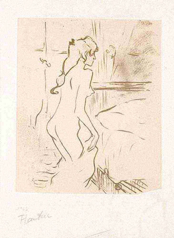 Toulouse Lautrec Etude De Femme A4 Photo Print