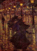 Toulouse Lautrec Evening Shower Paris A4 Photo Print