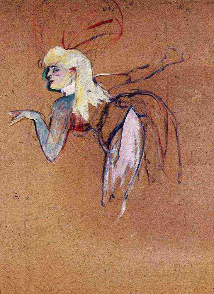 Toulouse Lautrec Extra In The Folies Bergere Revue A4 Photo Print