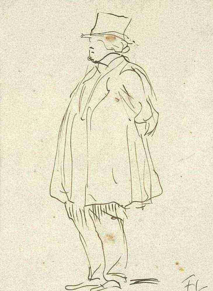 Toulouse Lautrec Flaneur A4 Photo Print