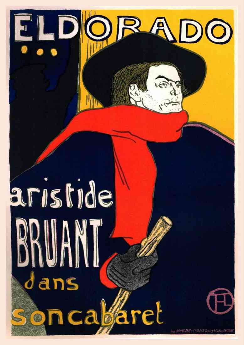 Toulouse Lautrec H de 1864 1901 Les Affiches Eldorado A4 Photo Print