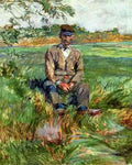 Toulouse Lautrec Henri De A Laborer At Celeyran A4 Photo Print