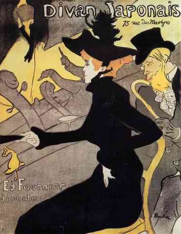 Toulouse Lautrec Henri De Divan Japonais A4 Photo Print