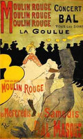 Toulouse Lautrec Henri De Moulin Rouge A4 Photo Print