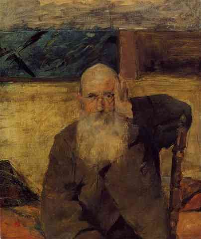 Toulouse Lautrec Henri De Old Man At Celeyran A4 Photo Print