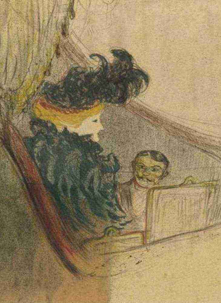 Toulouse Lautrec Idylle Princiere A4 Photo Print