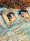 Toulouse Lautrec In Bed A4 Photo Print