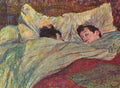 Toulouse Lautrec In The Bed Dans Le Lit A4 Photo Print