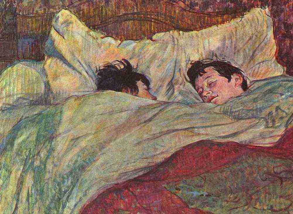 Toulouse Lautrec In The Bed Dans Le Lit A4 Photo Print