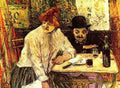 Toulouse Lautrec In The Restaurant La Mie A4 Photo Print