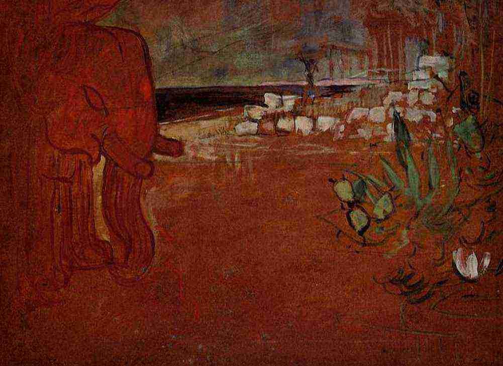Toulouse Lautrec Indian Decor A4 Photo Print