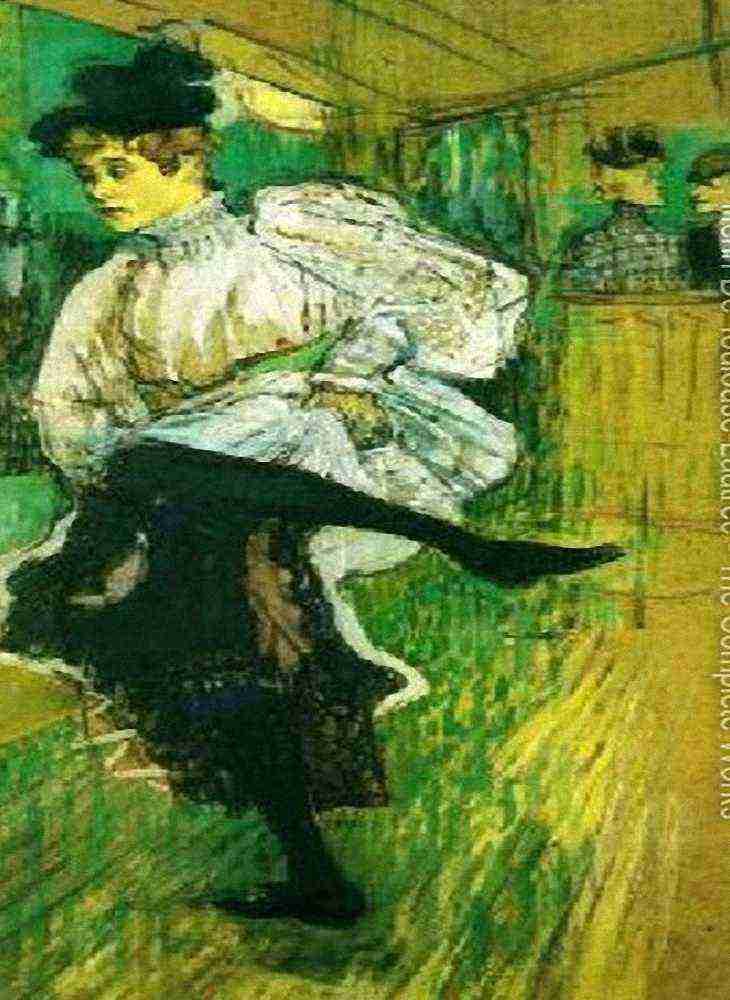 Toulouse Lautrec Jane Avril Dancing A4 Photo Print