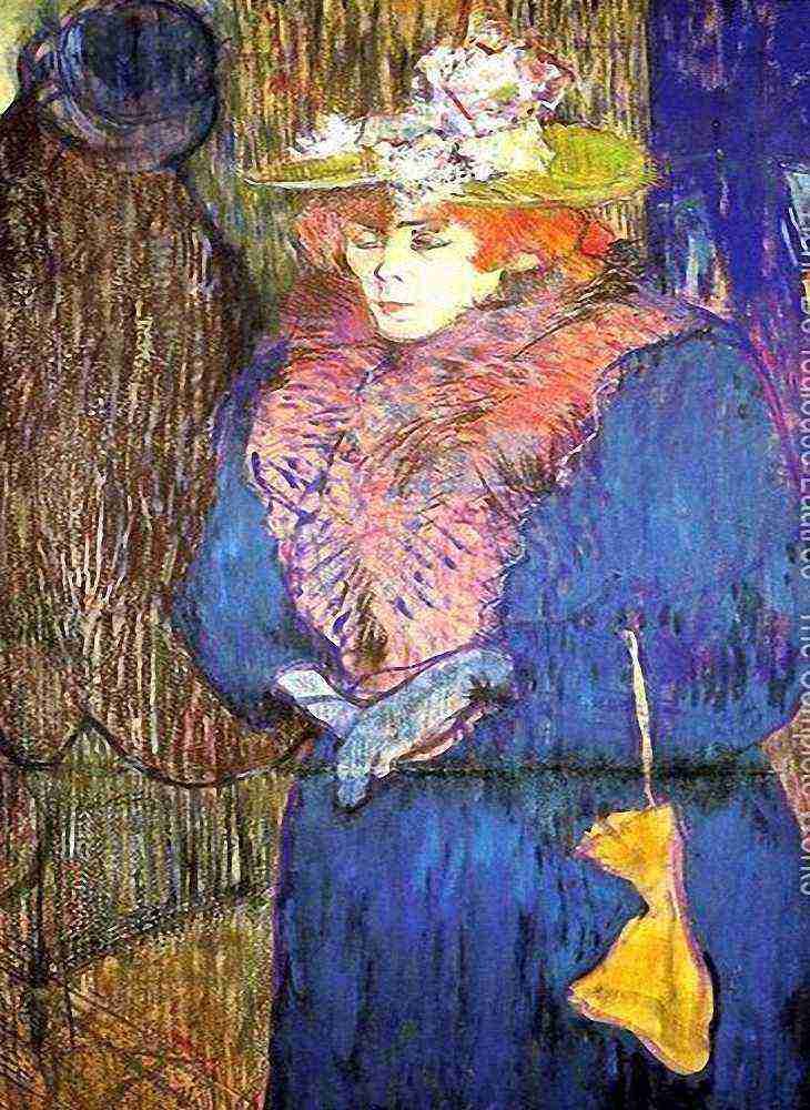 Toulouse Lautrec Jane Avril Entering The Moulin Rouge A4 Photo Print