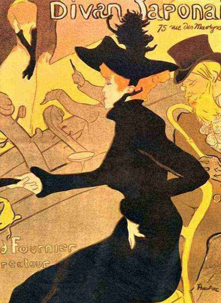 Toulouse Lautrec Japanese Diva 1893 A4 Photo Print