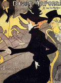 Toulouse Lautrec Japanese Divan A4 Photo Print