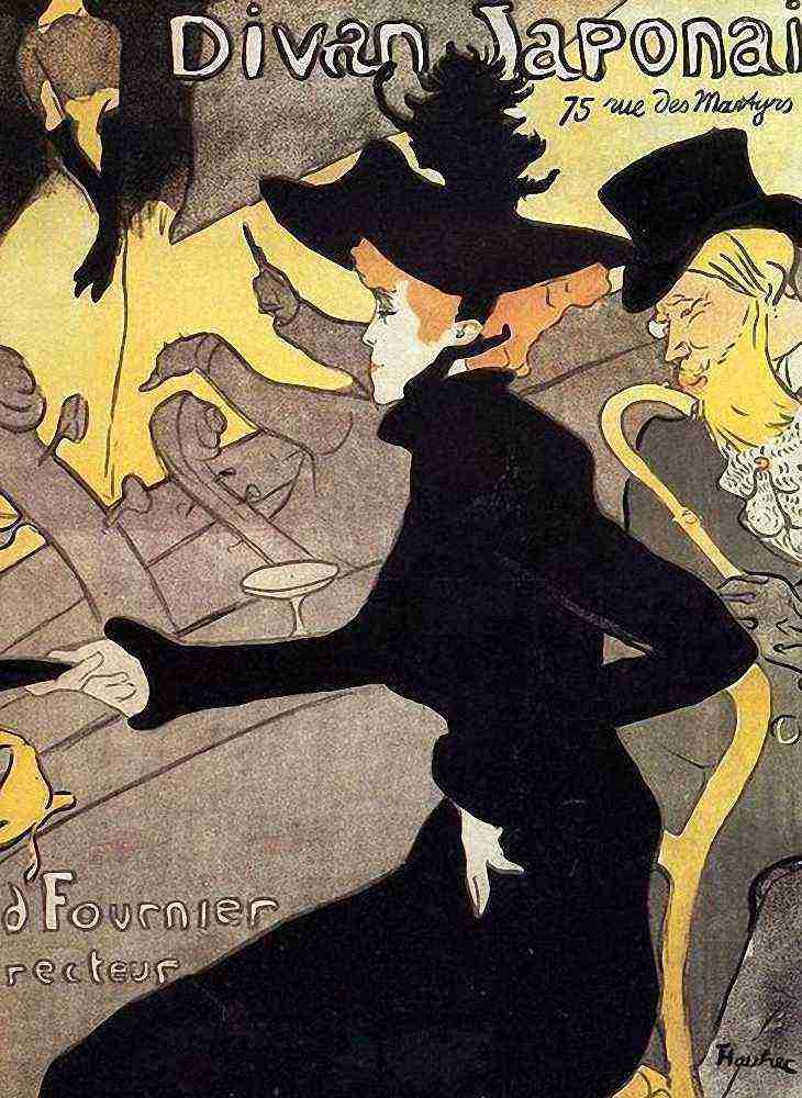 Toulouse Lautrec Japanese Divan A4 Photo Print