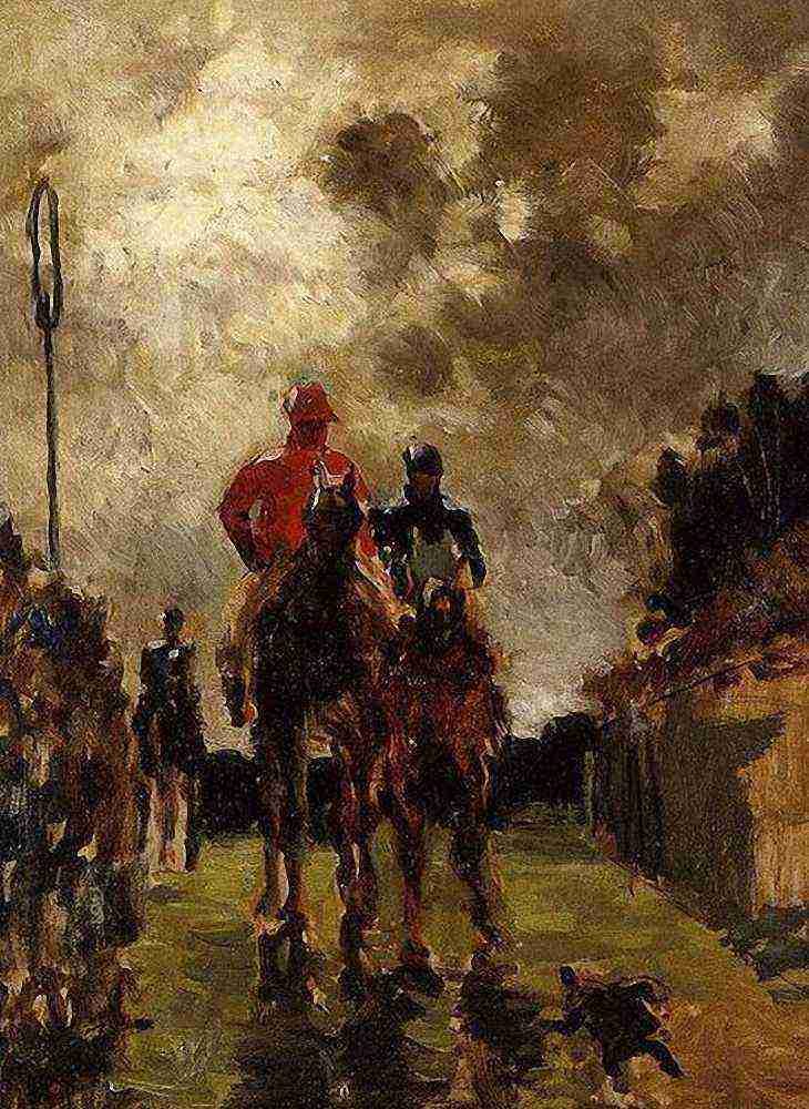 Toulouse Lautrec Jockeys A4 Photo Print