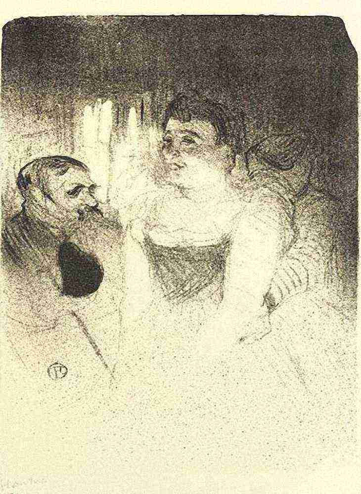 Toulouse Lautrec Judic A4 Photo Print