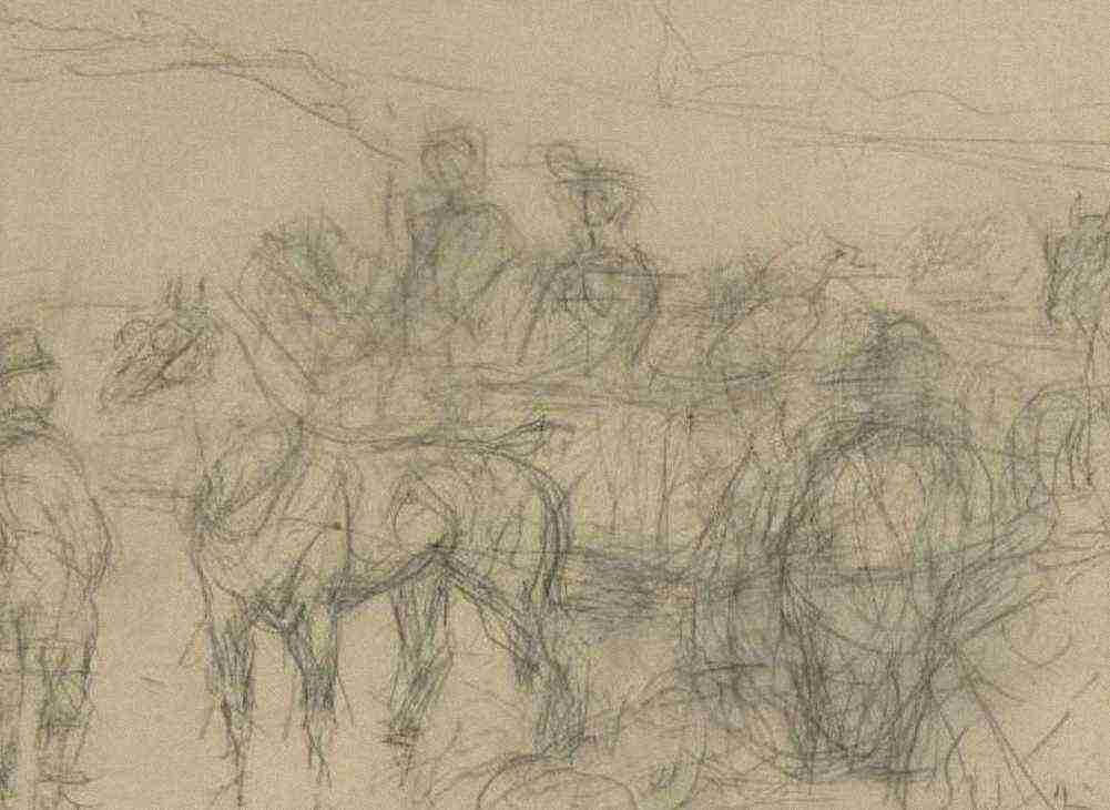 Toulouse Lautrec L Attelage A4 Photo Print
