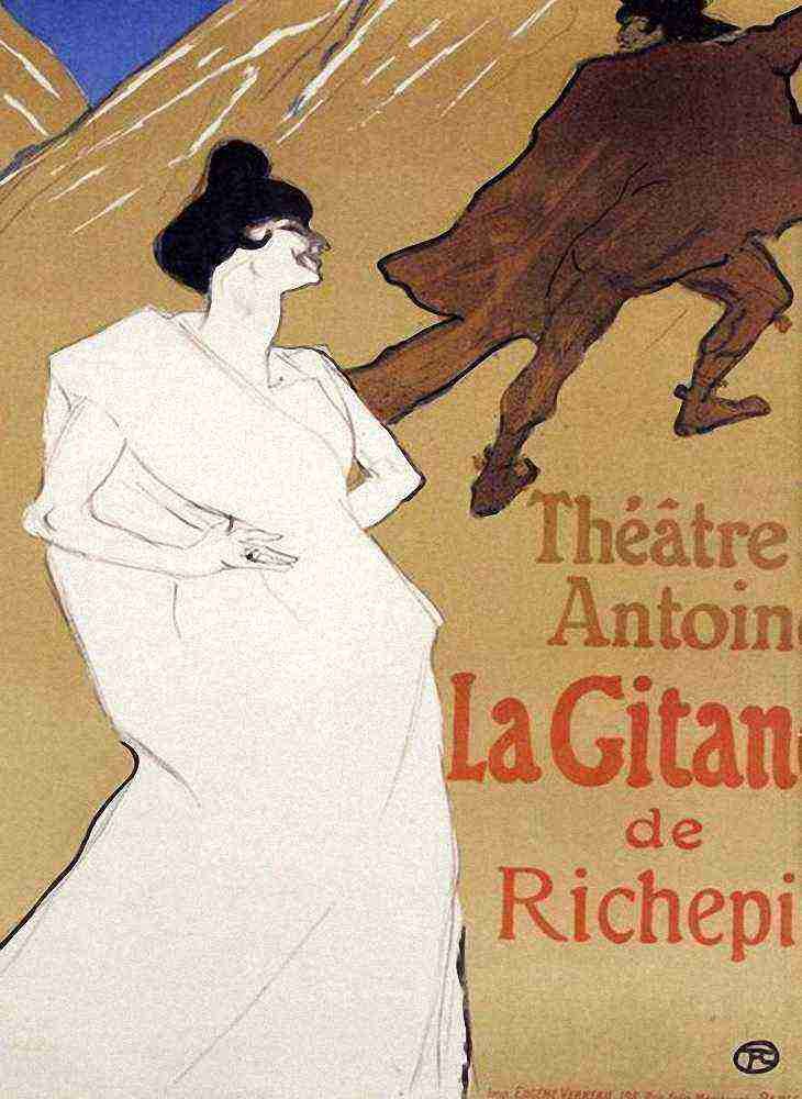 Toulouse Lautrec La Gitane The Gypsy A4 Photo Print