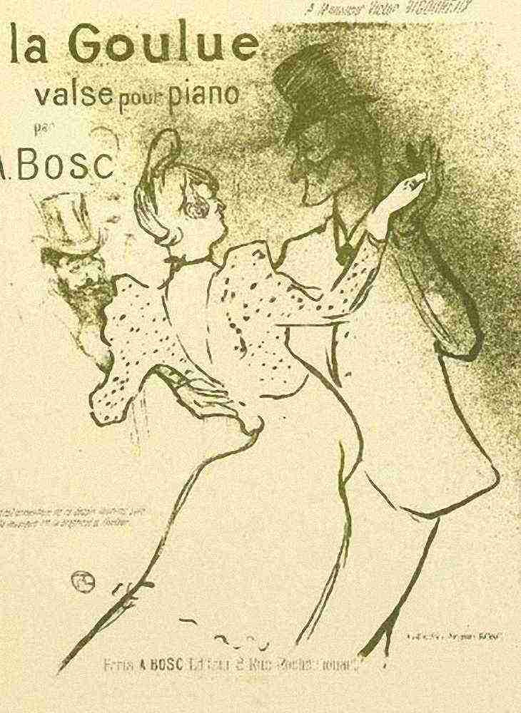Toulouse Lautrec La Goulue A4 Photo Print