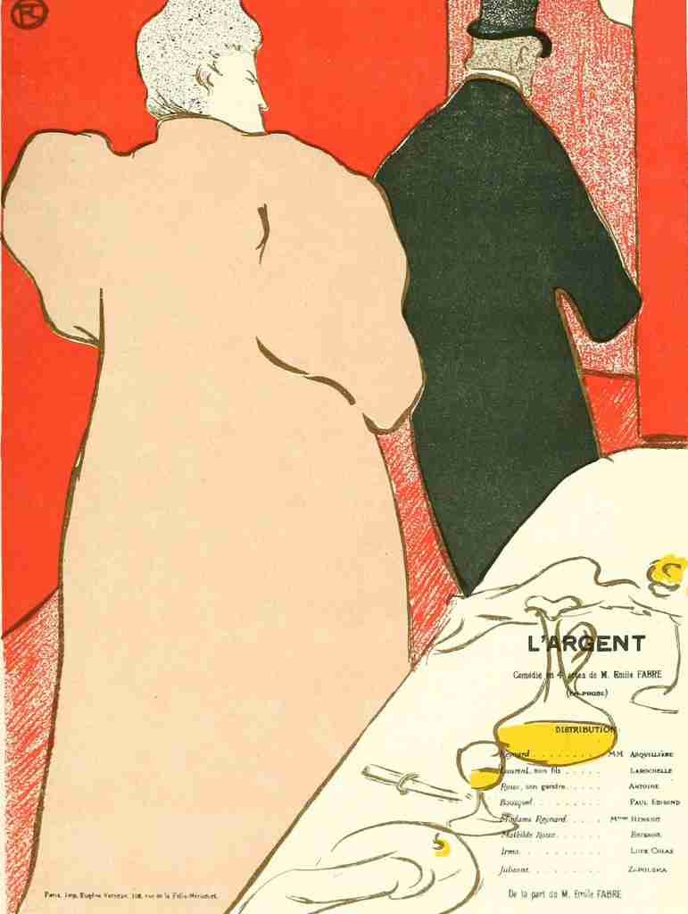 Toulouse Lautrec Lautrec 1920 LArgent A4 Photo Print