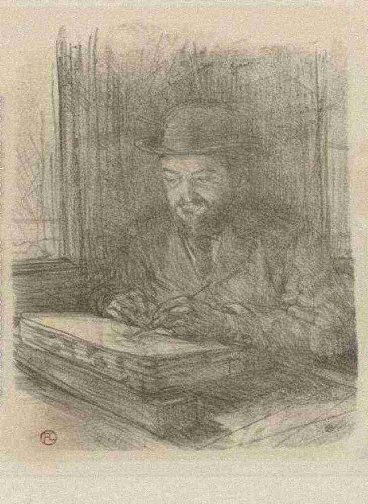 Toulouse Lautrec Le Bon Graveur Adolphe Albert A4 Photo Print